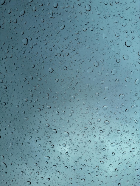 Water drops on the window glass background