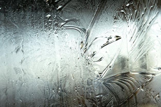 Water drops on a window pane