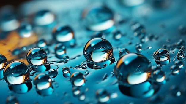 Foto water druppels bubbels textuur