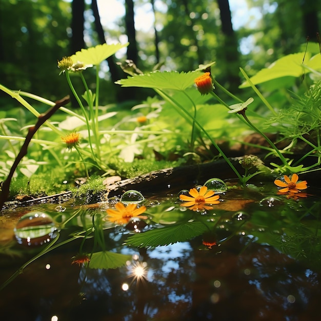 water en la naturaleza