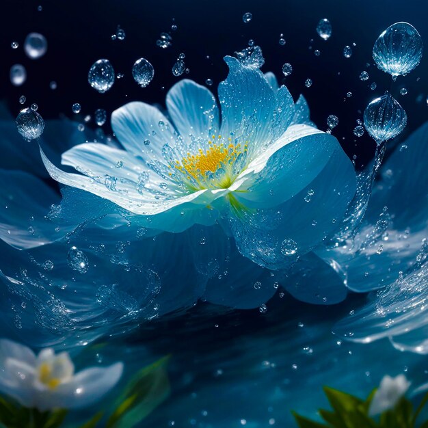 Water Flower AIgenerated images