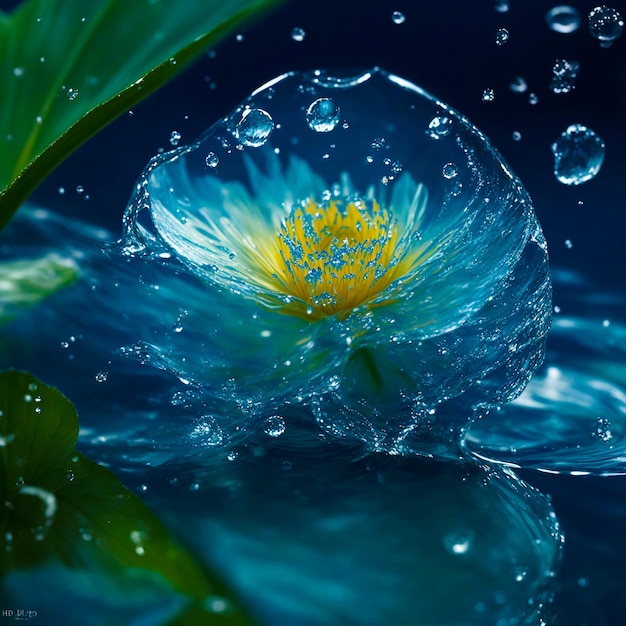 Water Flower AIgenerated images