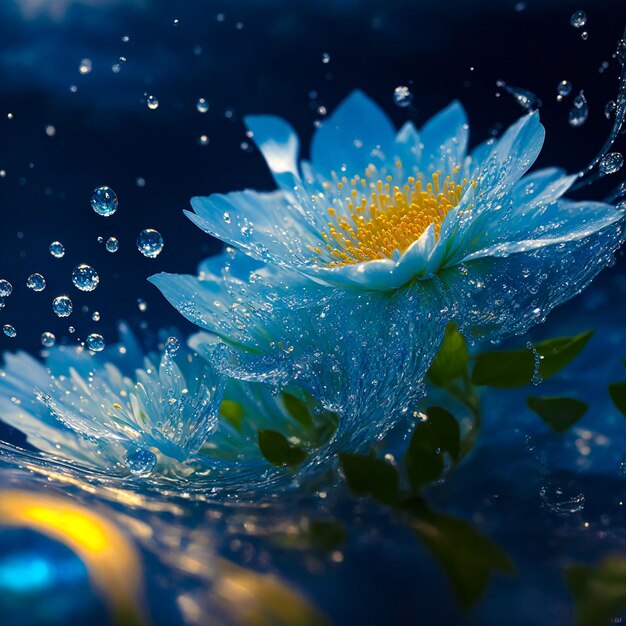 Water Flower AIgenerated images