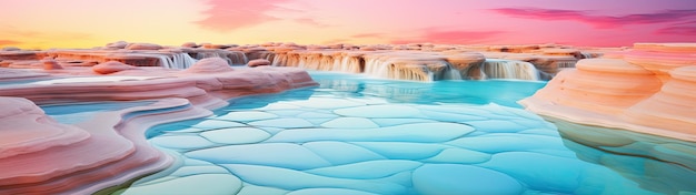 a water flowing over rocks