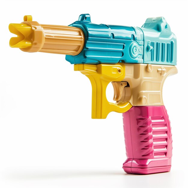 Photo a water gun isolated on a transparent background