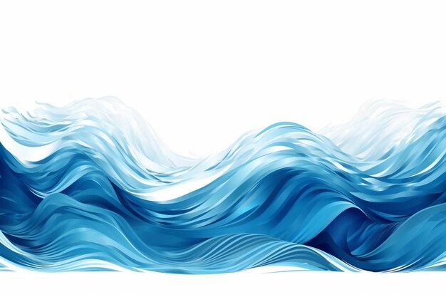 Water illustration with white background
