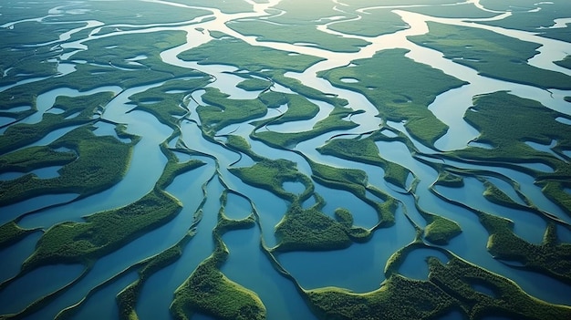 the water is so clear that it is called the river.