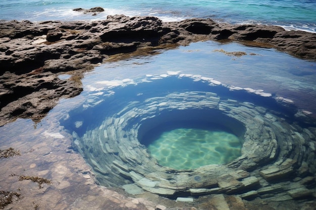 the water is so clear that it is not clear in the ocean.