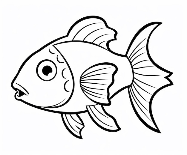 Under water kawaii coloring book worksheet for kids