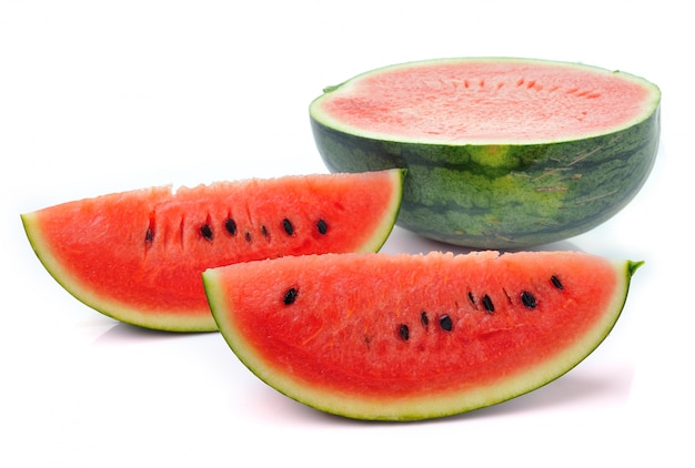 Water melon isolated on white background