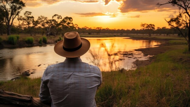 Photo water nature sun summer river sunset sky person beauty outdoors lake landscape