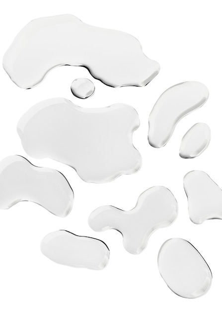 Water png abstracte vloeibare vorm sticker