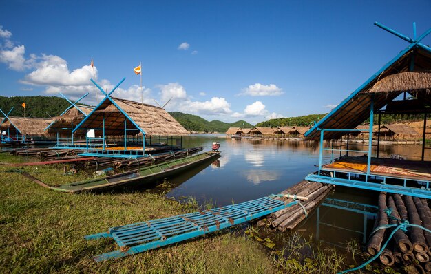 Water rafting in River mountain, Cottage rafts