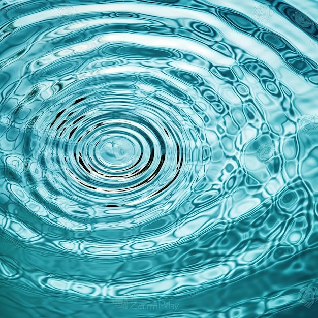 A water ripple with the water ripples on it.