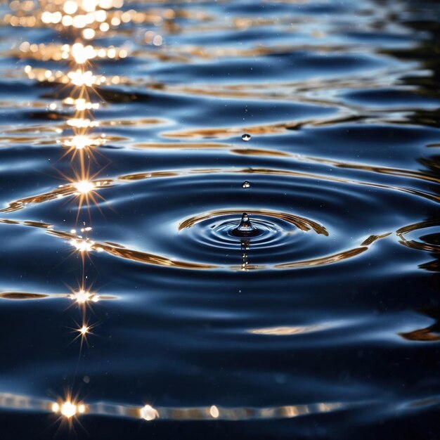 Foto le ondate d'acqua puliscono l'acqua alpina pura