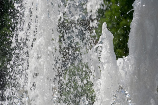 Water spatten in de fontein