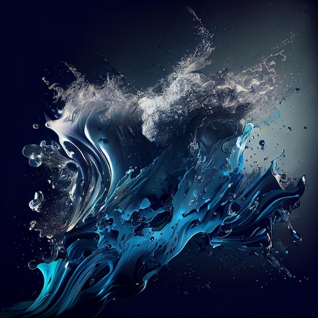 Photo water splash abstract wallpaper