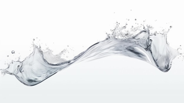 Брызги воды Капли и брызги чистой прозрачной воды