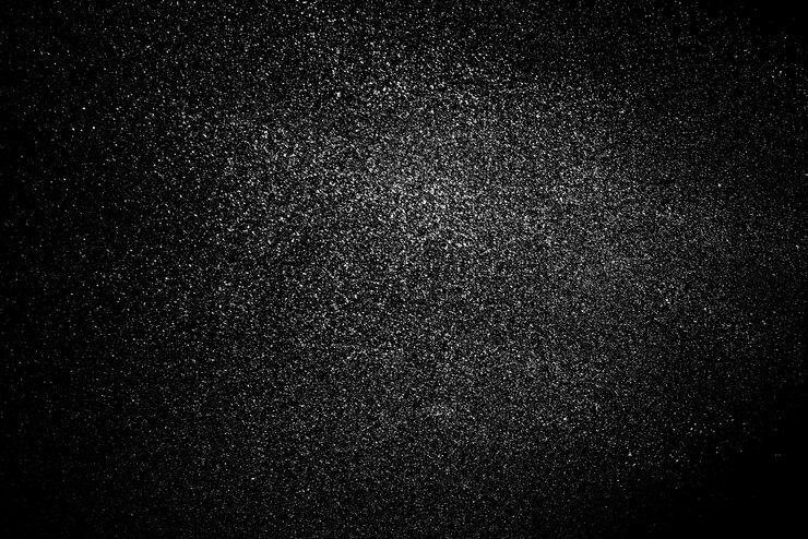 Water splash isolated on black background