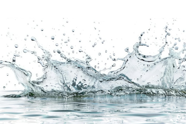 Photo water splash isolated on white background