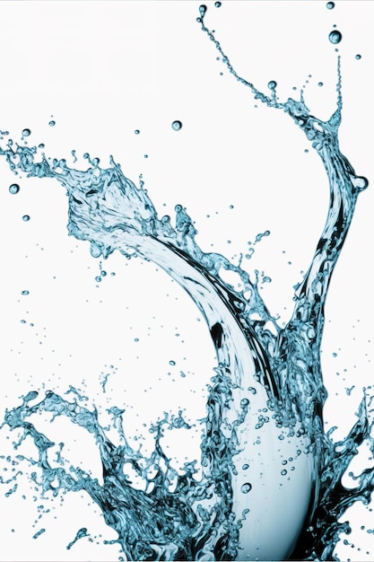 water splash liquid abstract Generative AI