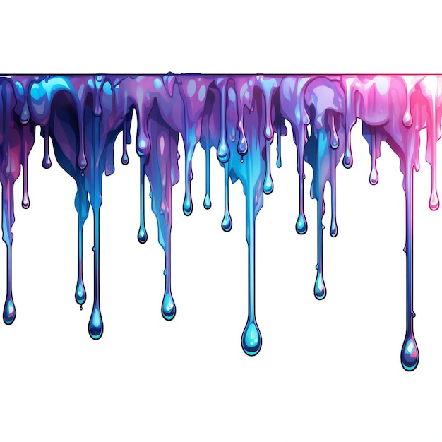 a water splash with purple and blue colors on it.