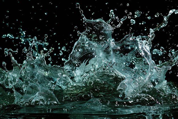 Water splashes collection