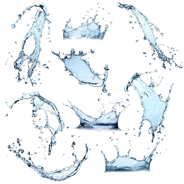 water splashes drop vortex background