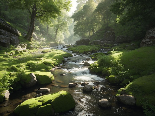 Water stone hd and natural view