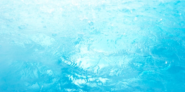 Water surface blue background