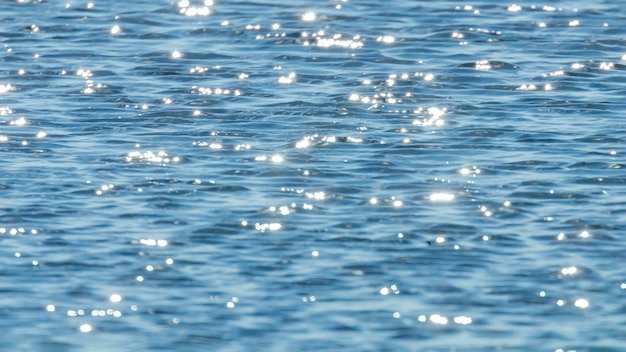 水面、海面、水の背景、青い水面