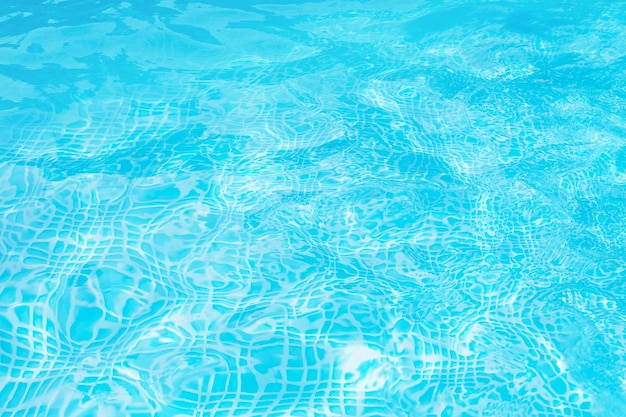 Foto superficie dell'acqua in piscina