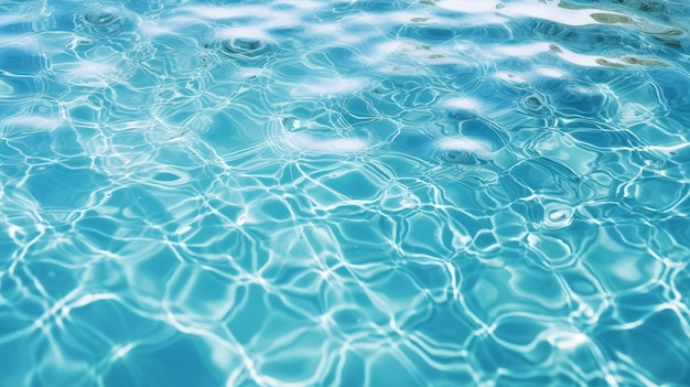 Water swimming pool blue texture