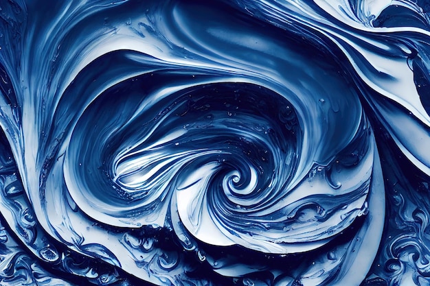 Water swirl and wave abstract background