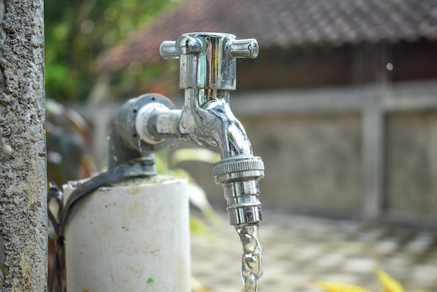 Photo water tap  faucet