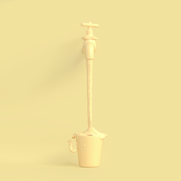 Water tap minimal concept