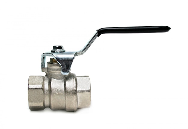 Water valve isolated