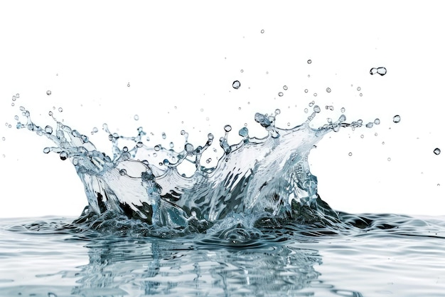 Water water splash isolated on white background water splash isolated on white