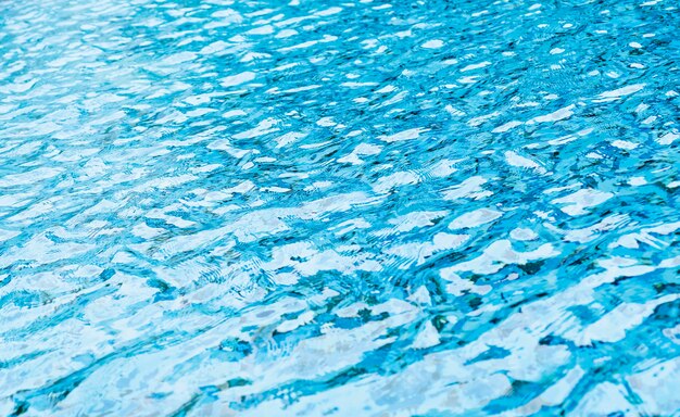 Water wave in swimming pool