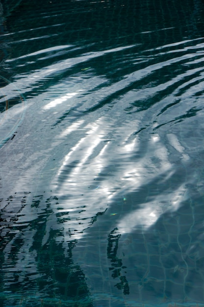 Water wave in the swimming pool