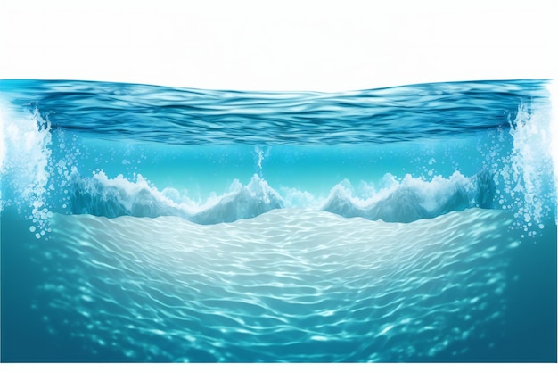 Photo water wave underwater blue ocean swimming pool nature sea ocean