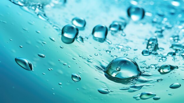 Вода с пузырьками воздуха