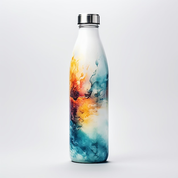 Waterbottle on white background