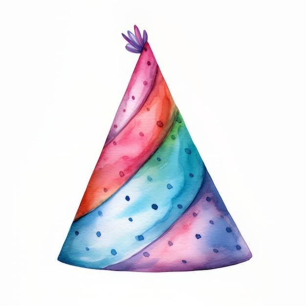 Photo watercolor abstract colorful triangle on white background vector illustration for your design