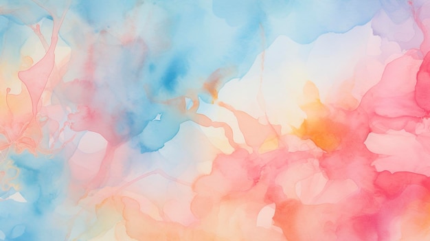 Watercolor abstract mottled paint