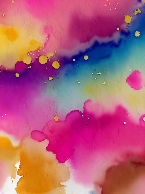 Watercolor Abstract Painting Illustrated Background Artwork