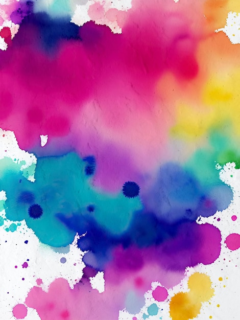 Watercolor Abstract Painting Illustrated Background Artwork