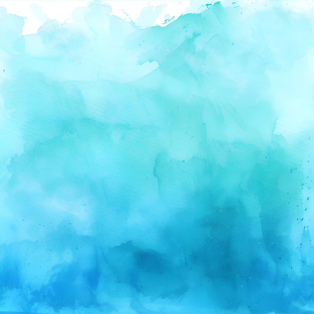 Watercolor Aesthetic Turquoise Gradient Background