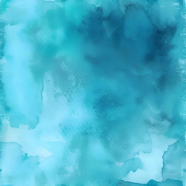 Watercolor Aesthetic Turquoise Gradient Background