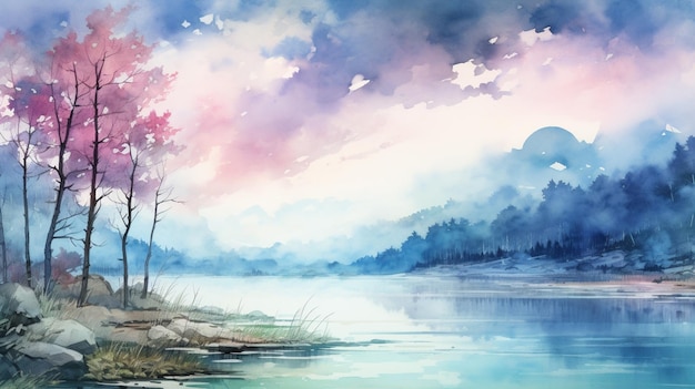 Watercolor Art background